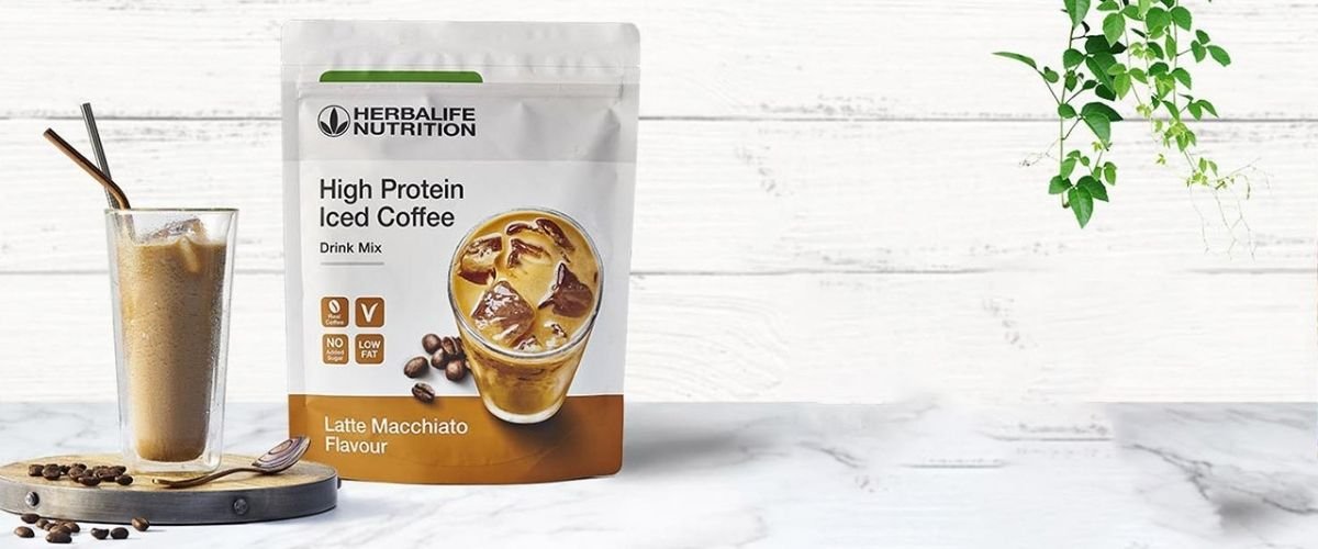 Home High Protein Iced Coffee – Latte Macchiato με υψηλή πρωτεΐνη